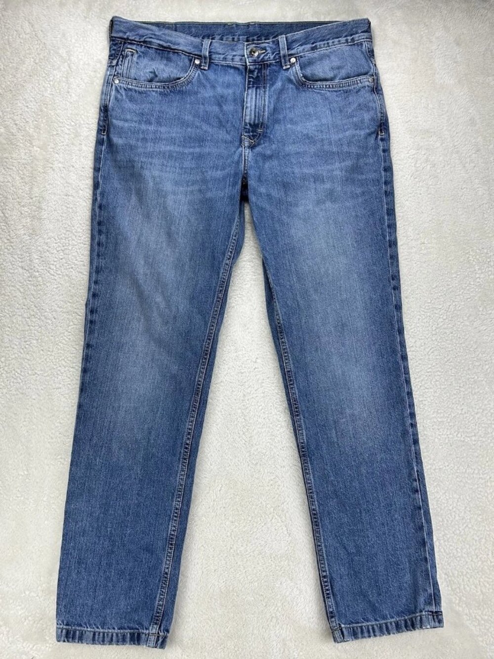 Emidio Tucci‎ Jeans Men’s 36x32 Cotton Blend 5-Pocket Blue Denim